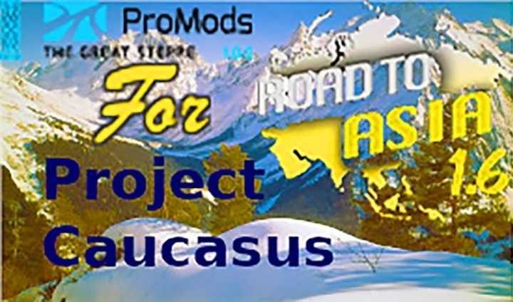 Caucasus For Rta 1.6 And Great Steppe V1.1 ETS2 1.46