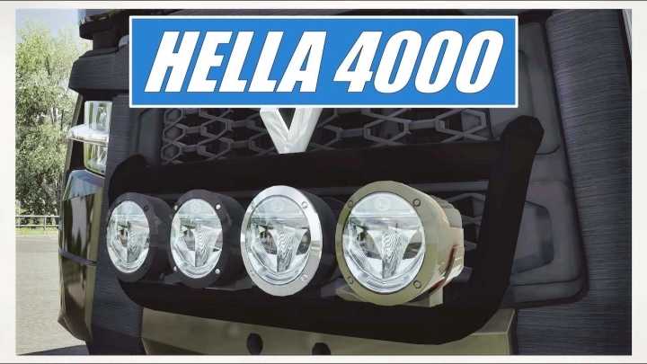 Hella Rallye 4000X Lamp Pack V1.5 ETS2 1.46