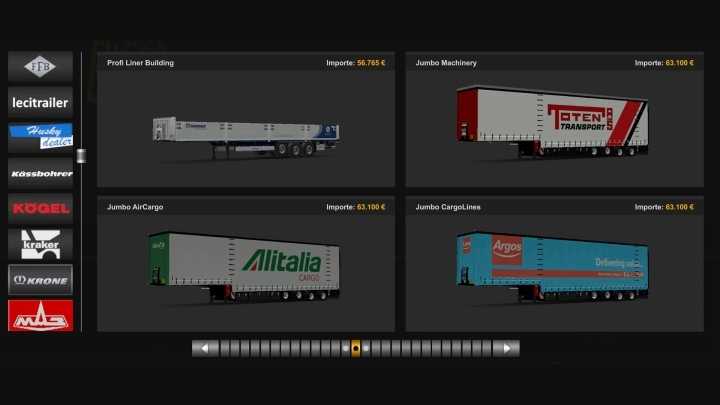 Krone Jumbo Trailer Update ETS2 1.46