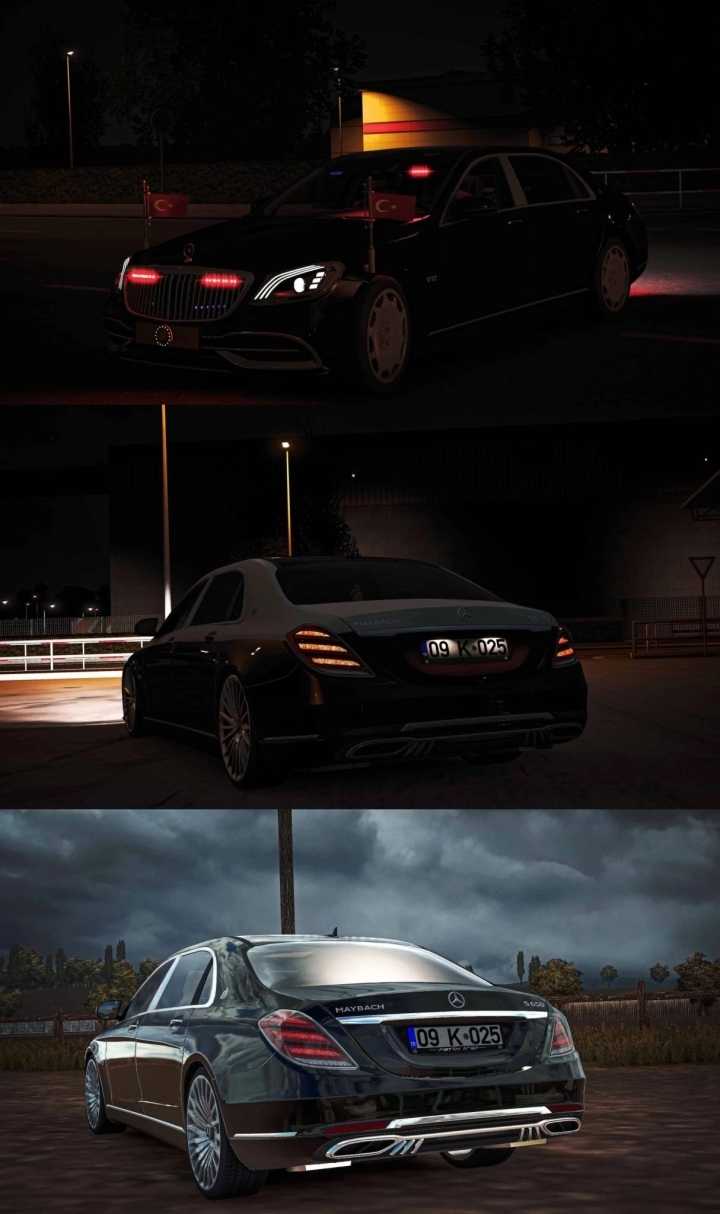 Mercedes-Benz S650 Maybach 2018 ETS2 1.46
