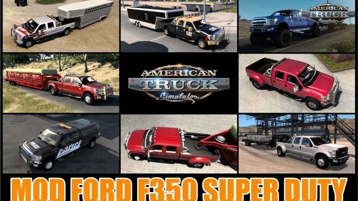 Ford F350 Super Duty + Trailers V1.0 ATS 1.46