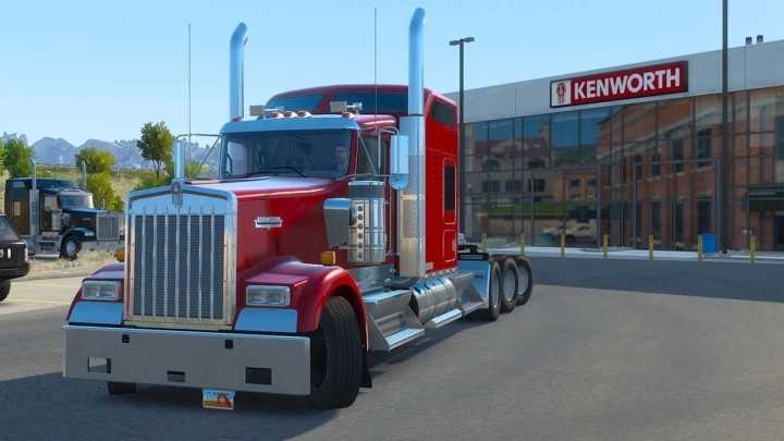 Kenworth W900 8X8 Chassis V1.0 ATS 1.47