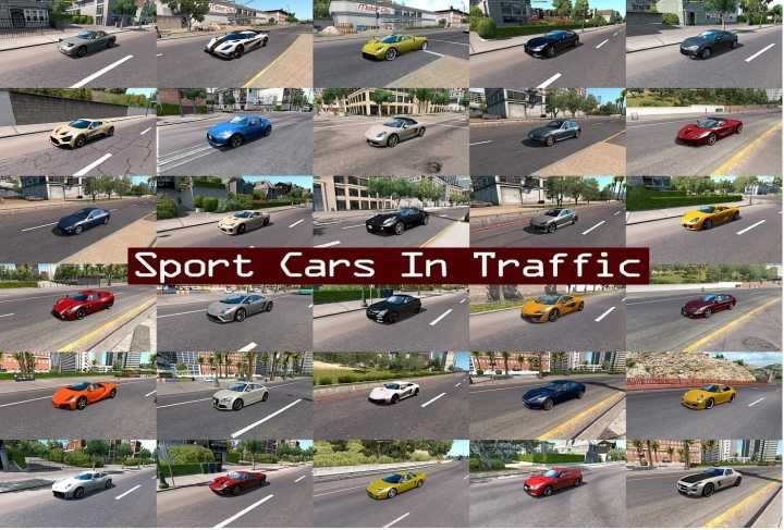 Sport Cars Traffic Pack V12.0 ATS 1.46