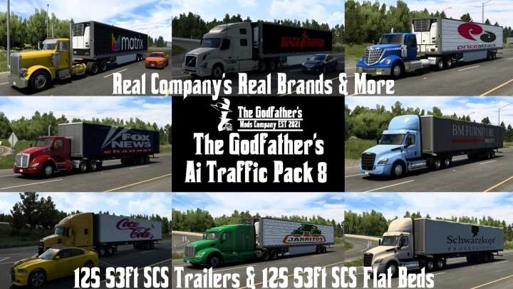 The Godfathers Ai Traffic Pack 8 V1.0 ATS 1.46