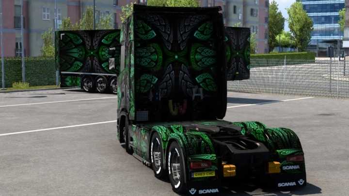 Abstract Scania Skin ETS2 1.46