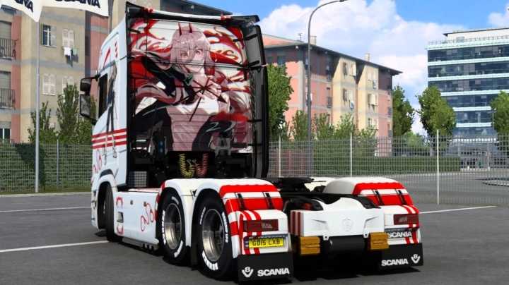Chainsaw Man Power Scania Skin ETS2 1.46