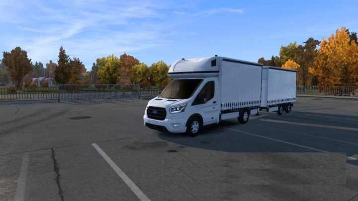 Ford Transit Megapack Trailers & Fix ETS2 1.46