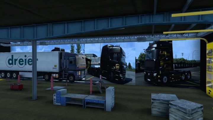Garage D-Deck Ups V1.0 ETS2 1.47