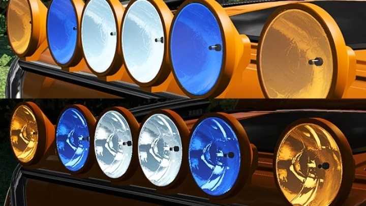 Hella Rallye 3000 Lamp Pack V1.0 ETS2 1.46