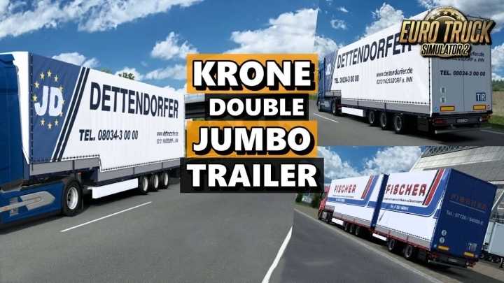 Krone Sd27 Double Jumbo Trailer ETS2 1.46