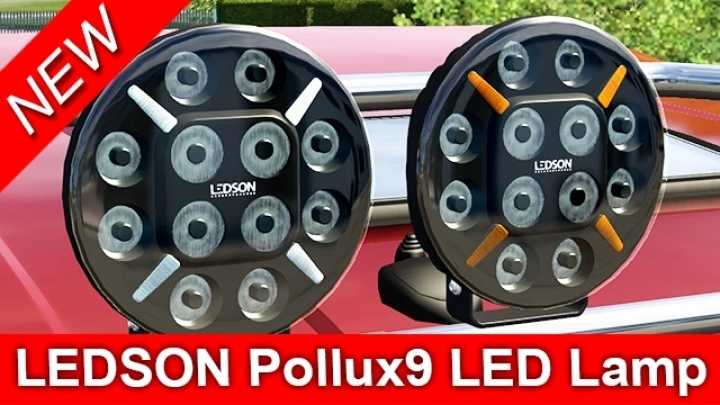Ledson Pollux9 Led Lamp V1.0 ETS2 1.46
