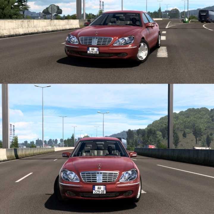 Mercedes-Benz S500 W220 ETS2 1.46