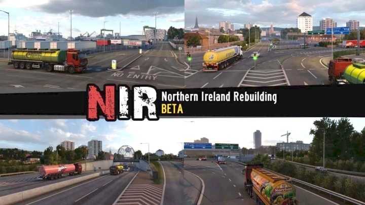 Northern Ireland Rebuilding V0.50 ETS2 1.46