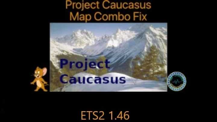 Project Caucasus Map Combo Fixed V2.0 ETS2 1.46