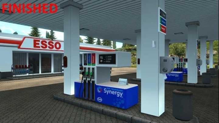 Real European Gas Stations Reloaded ETS2 1.46