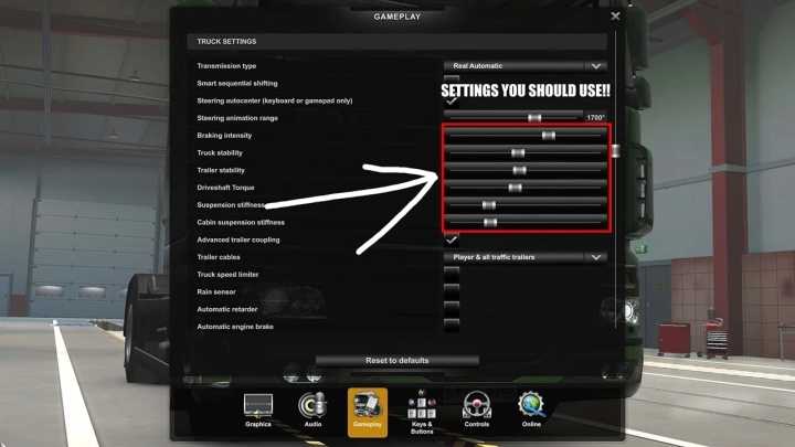 Realish Truck Physics V1.0 ETS2 1.46
