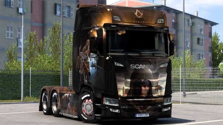 Scania Assassins Creed Mirage Skin ETS2 1.46