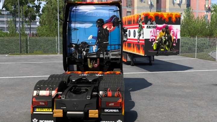 Scania Bike Riders Skin ETS2 1.47