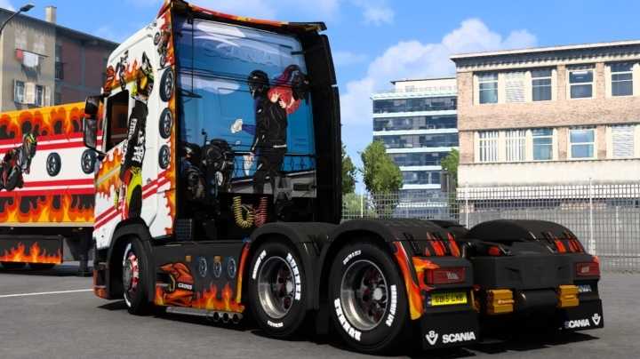 Scania Bike Riders Skin ETS2 1.47
