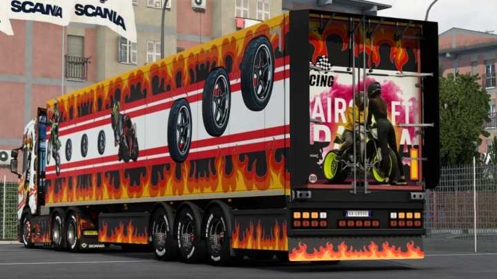 Scania Bike Riders Skin ETS2 1.47