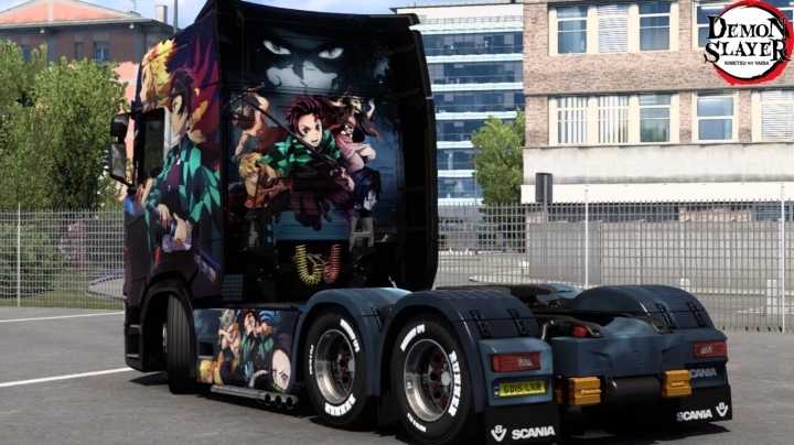 Scania Demon Slayer Skin ETS2 1.47