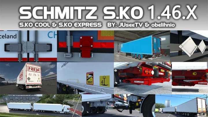 Schmitz S.ko Trailer ETS2 1.46