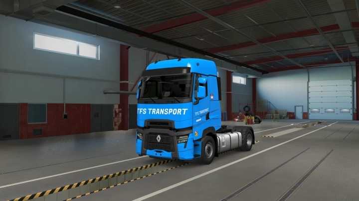 Skin Tfs Transport For Renault And Trailer ETS2 1.46