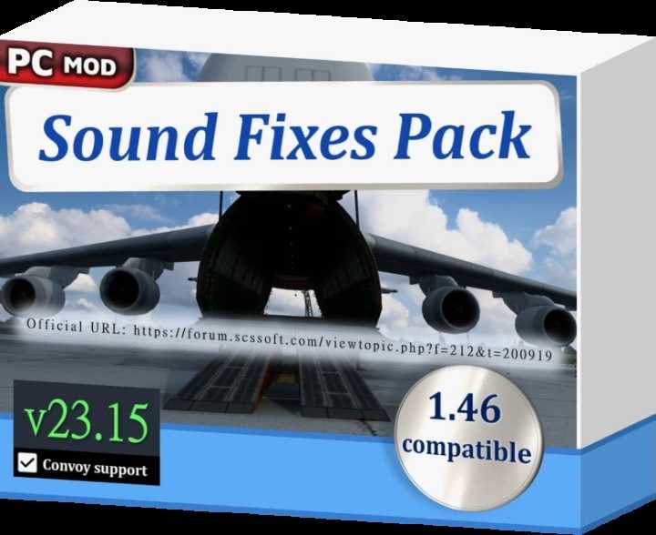 Sound Fixes Pack V23.15 ETS2 1.46