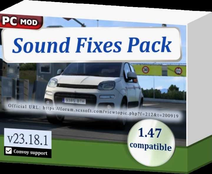 Sound Fixes Pack V23.18.1 ETS2 1.47