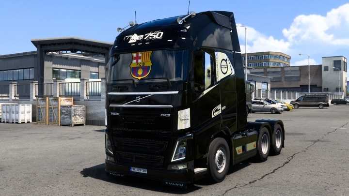 Sticker Glass Barcelona V1.0 ETS2 1.46