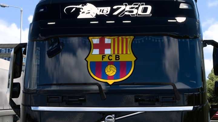 Sticker Glass Barcelona V1.0 ETS2 1.46