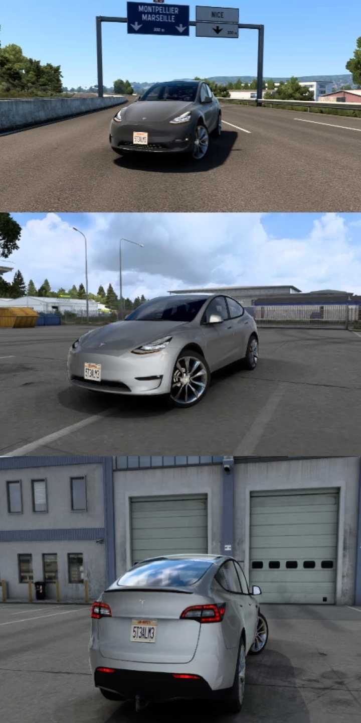 Tesla Model Y 2021 V1.0 ETS2 1.46