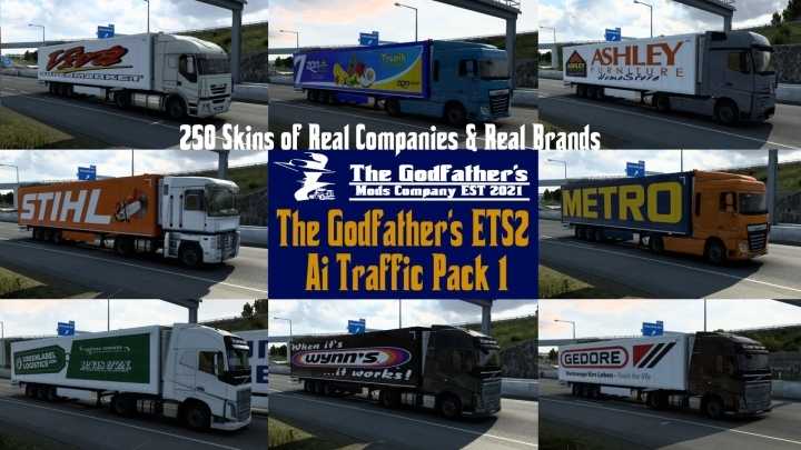 The Godfathers Ai Traffic Pack 1 V1.0 ETS2 1.47