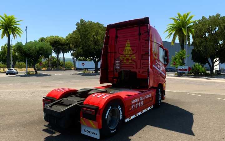 Volvo Fh 2012 Xl Vigili Del Fuoco Skin ETS2 1.46