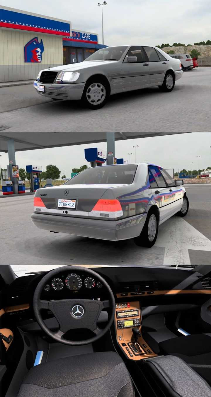 Mercedes-Benz W140 S-Class S600 V1.1 ATS 1.47