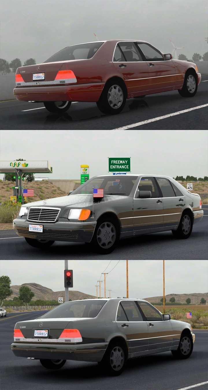 Mercedes-Benz W140 S-Class S600 V1.1 ATS 1.47