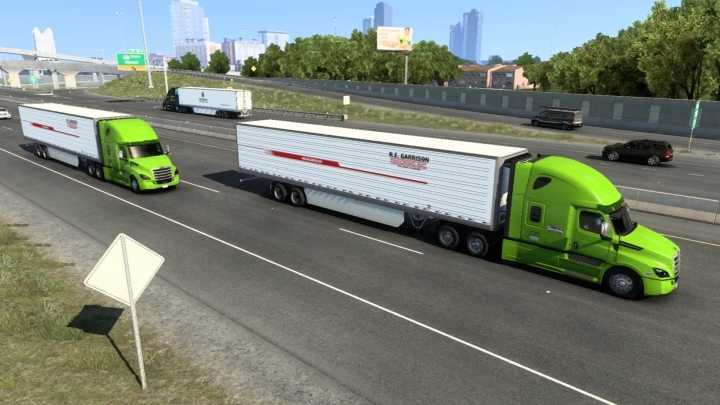 Traffic Pack Freightliner Cascadia 2019 ATS 1.47