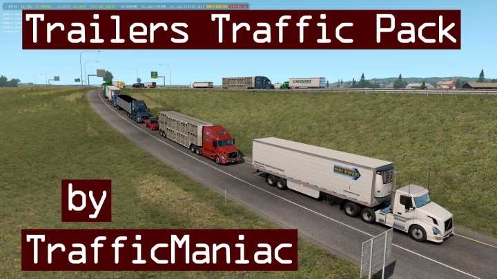 Trailers Traffic Pack V7.2.1 ATS 1.47