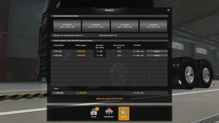 Bank With More Money And Time To Pay V1.0 ETS2 1.47