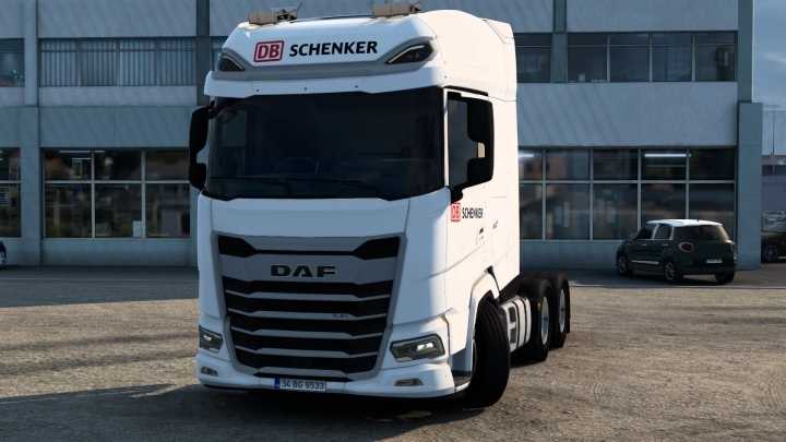 Daf 2021 Db Schenker Skin V1.0 ETS2 1.47