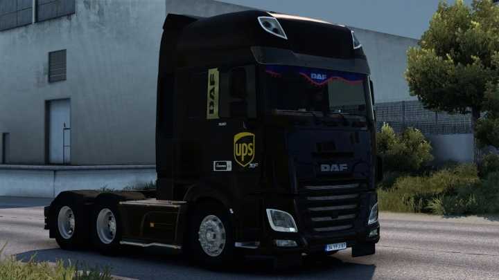 Daf Xf Euro 6 Ups Skin V1.0 ETS2 1.47