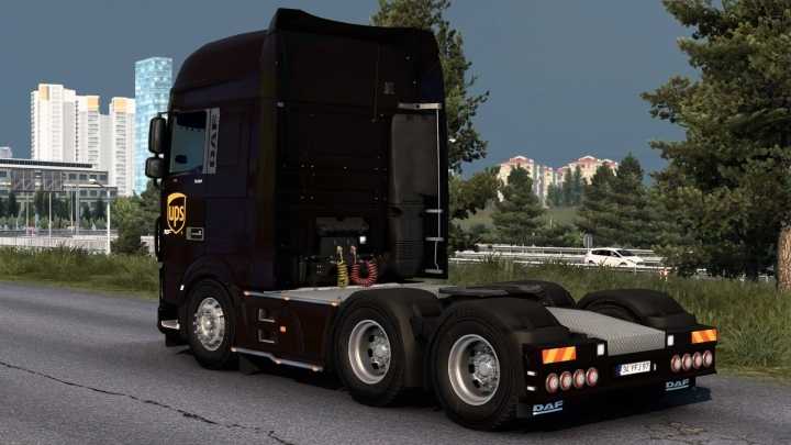 Daf Xf Euro 6 Ups Skin V1.0 ETS2 1.47