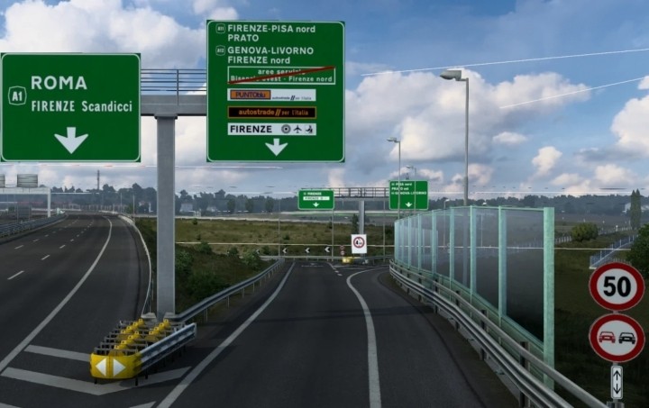 Italy Sign Rework – Promods Addon V2.0 ETS2 1.46