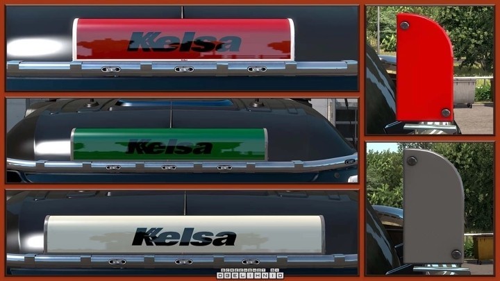 Kelsa Led Illuminated Nameboards V1.3 ETS2 1.47