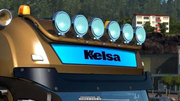 Kelsa Lightbars For Mb Actros Mp3 & Mp4 ETS2 1.47