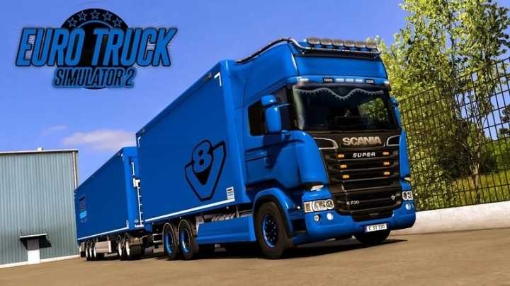Open Pipe V8 Engines Sound For All Trucks ETS2 1.47
