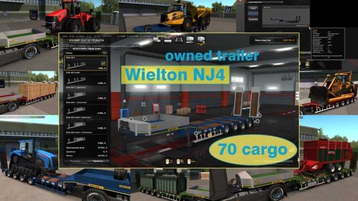 Ownable Wielton Nj4 Overweight Trailer V1.7.13 ETS2 1.47