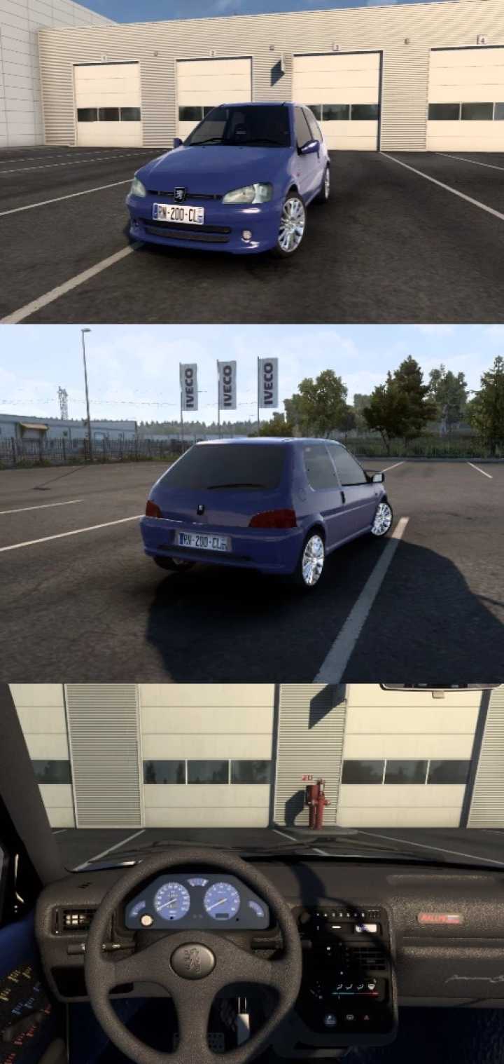 Peugeot 106 Rallye S2 ETS2 1.47