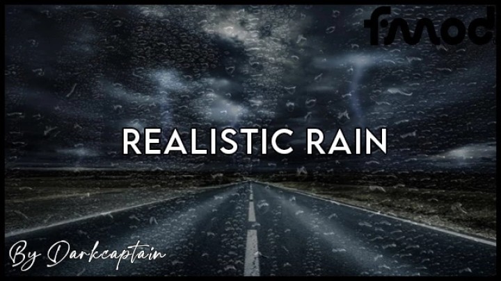 Realistic Rain V4.5 ETS2 1.47