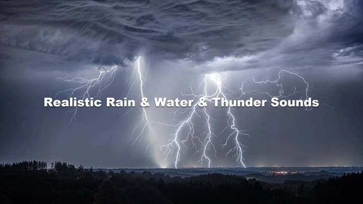 Realistic Rain & Water & Thunder Sounds V6.5 ETS2 1.47